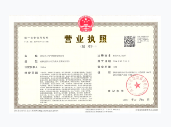企业营业执照